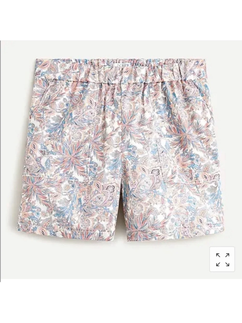 NWT J. Crew Pull-on camp short in Liberty® florals
